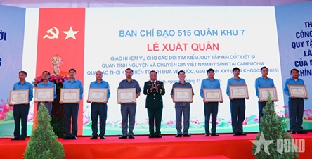 MR7’s search and collection teams set off for missions in Cambodia